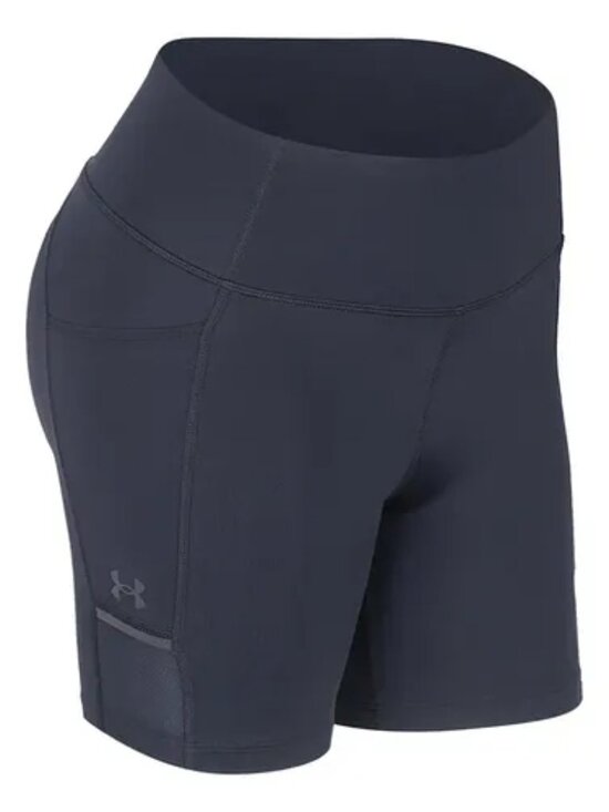 Under Armour Pants - Under Armour Women's Black HeatGear Elastic Waist Compress Bike Shorts Size XXL